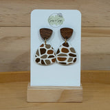 Wild Cocoa Dangle Earrings