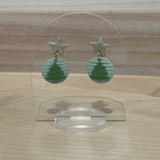 Christmas Tree Round Dangle