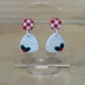 Holly Knit Dangles