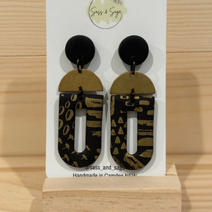 Black and Gold Dangles