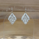 White Lace drop Earrings