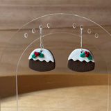 Christmas Pudding Dangles & Studs