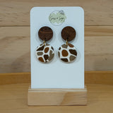 Wild Cocoa Dangle Earrings
