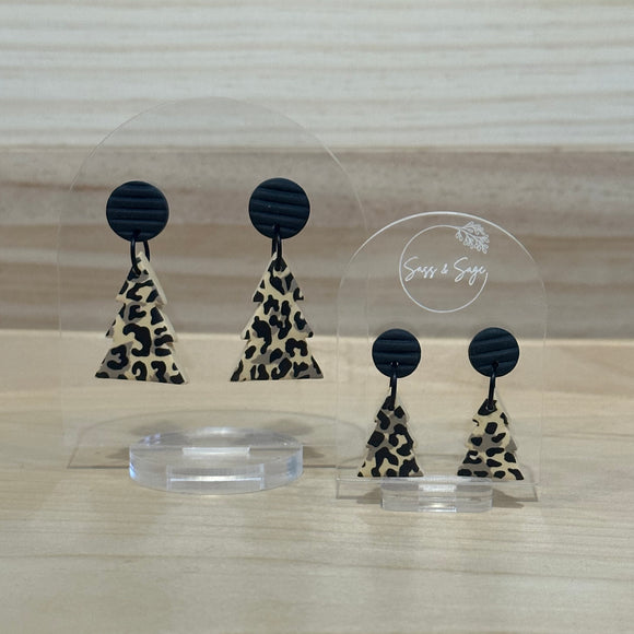 Animal Print Christmas Tree Dangles