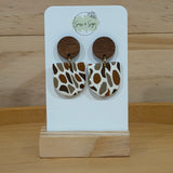 Wild Cocoa Dangle Earrings