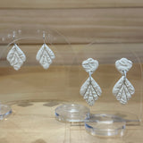 White Lace drop Earrings