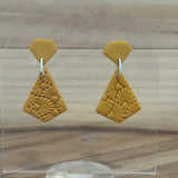 Mustard Diamond Shaped Dangle