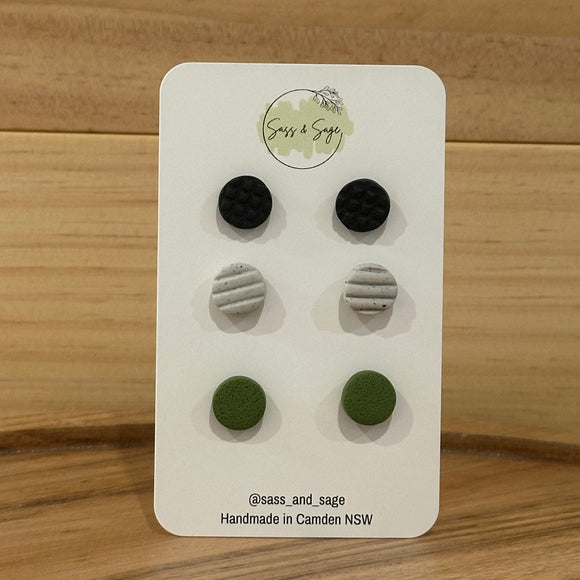Mini Stud Pack (3 pairs)