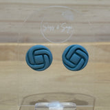 Pigeon Blue Earrings