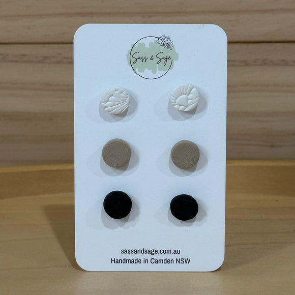 Mini Stud Pack (3 pairs)