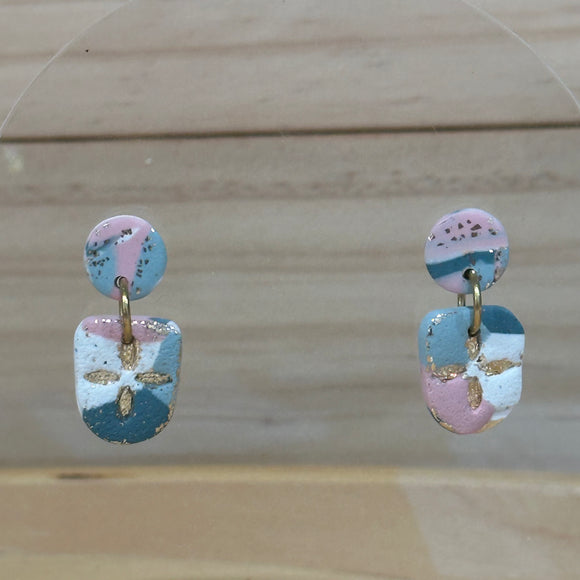 Pink & Sage Mini Dangles