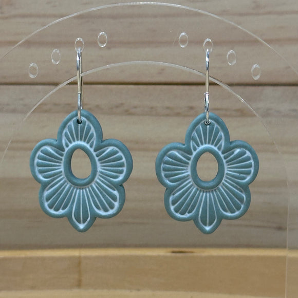 Boho Sage Flower Dangles