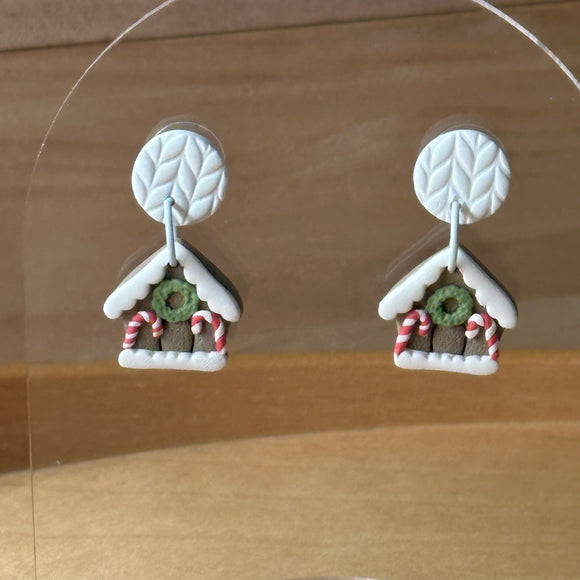 Gingerbread House Dangles