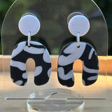 Black & White Modern Dangles