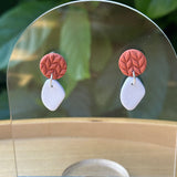 Terracotta Mini Organic Dangles