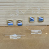 Mini Arch Bookshelf stud blue