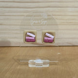 Mini Arch Bookshelf stud in pink