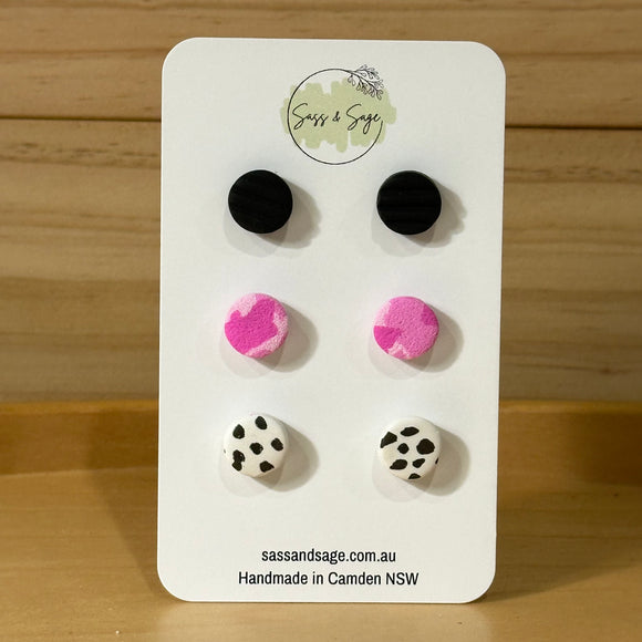 Mini Stud Pack (3 pairs)