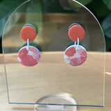 Terracotta Floral Dangles