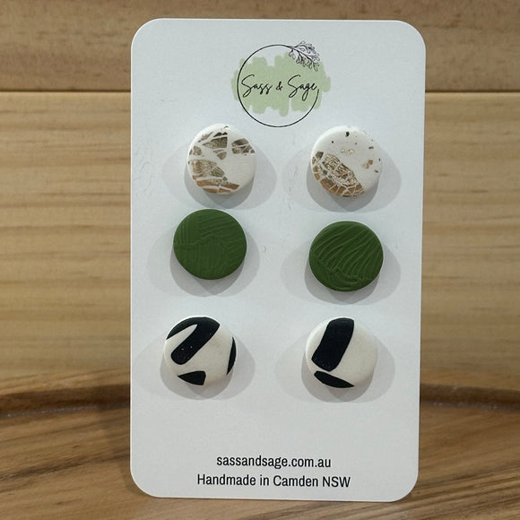 Medium Stud Pack (3 pairs)