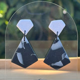 Black & White Modern Dangles