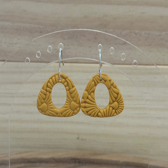 Mustard Dangle Hooks