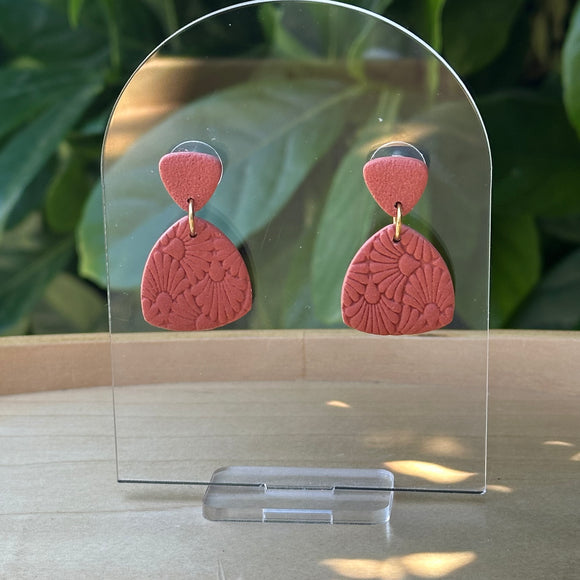 Terracotta Triangular Dangles