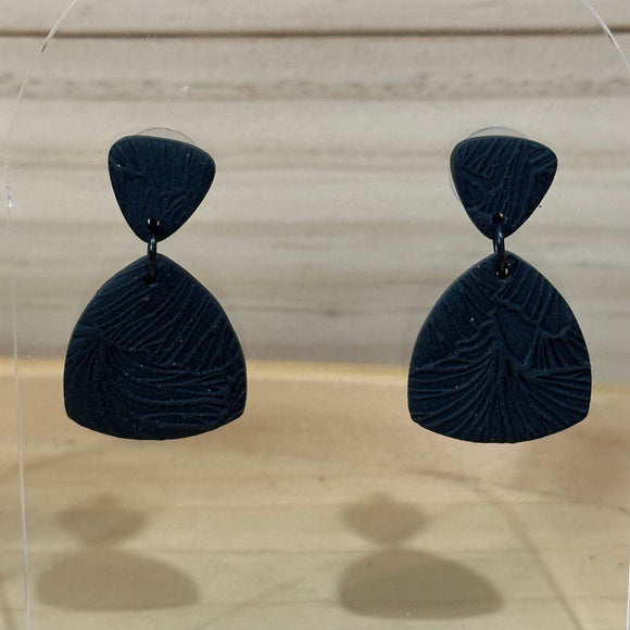 Black Triangular Dangles