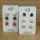 Mini Christmas Stud Pack (3 pairs)