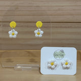 Tropical Flower Dangle or Stud