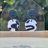 Black & White Modern Dangles