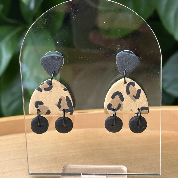 Animal Print Modern Dangles