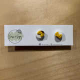 Sunflower mini studs