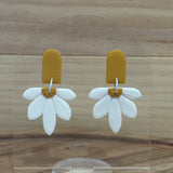 Long Daisy Dangle on Stud