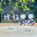 Black & White Modern Dangles