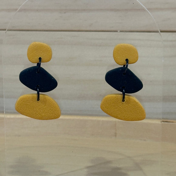 Pebble Dangles - Mustard