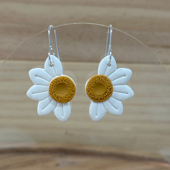 Large Half Daisy Dangles