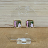 Bookshelf stud in pink