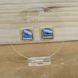 Mini Arch Bookshelf stud blue